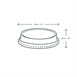 Couvercles plats pleins compostables en PLA Vegware 20 cl (Lot de 1000)