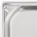 Bac inox 18/10 GN 1/1 professionnel Vogue 20mm