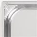 Bac inox 18/10 GN 1/1 professionnel Vogue 40mm
