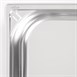 Bac inox 18/10 GN 1/1 professionnel Vogue 65mm