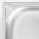 Bac inox 18/10 GN 1/1 professionnel Vogue 100mm