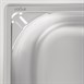 Bac inox 18/10 GN 1/1 professionnel Vogue 150mm