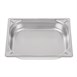 Bac inox 18/10 GN 1/2 professionnel Vogue 65mm