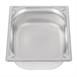 Bac inox 18/10 GN 1/2 professionnel Vogue 100mm