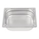 Bac inox 18/10 GN 1/2 professionnel Vogue 100mm