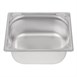 Bac inox 18/10 GN 1/2 professionnel Vogue 150mm