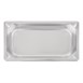 Bac inox 18/10 GN 1/3 professionnel Vogue 65mm
