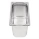 Bac inox 18/10 GN 1/3 professionnel Vogue 200mm