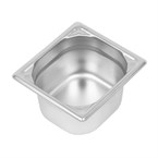 Bac inox 18/10 GN 1/6 professionnel Vogue 100mm