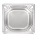 Bac inox 18/10 GN 1/6 professionnel Vogue 100mm