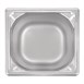 Bac inox 18/10 GN 1/6 professionnel Vogue 200mm