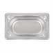 Bac inox 18/10 GN 1/9 professionnel Vogue 65mm