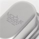 Bac inox 18/10 GN 1/9 professionnel Vogue 65mm