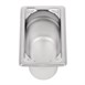Bac inox 18/10 GN 1/9 professionnel Vogue 100mm