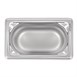 Bac inox 18/10 GN 1/9 professionnel Vogue 100mm