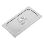Couvercle inox 18/10 professionnel Vogue GN 1/3