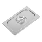 Couvercle inox 18/10 professionnel Vogue GN 1/4