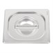 Couvercle inox 18/10 professionnel Vogue GN 1/6
