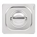 Couvercle inox 18/10 professionnel Vogue GN 1/6