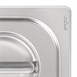 Couvercle inox 18/10 professionnel Vogue GN 1/6
