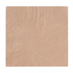 Serviettes cocktail 2 plis compostables Vegware 24cm (Lot de 4000)
