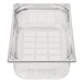 Bac inox 18/10 perforé GN 1/1 professionnel Vogue 150mm