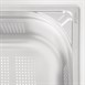 Bac inox 18/10 perforé GN 1/1 professionnel Vogue 150mm