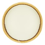 Assiettes plates rondes couleur sable Kiln Olympia 178mm lot de 6 