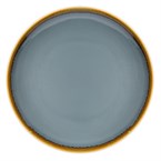 Assiettes plates rondes Olympia Kiln 178mm océan (Lot de 6)