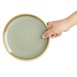 Assiettes plates rondes mousse Kiln Olympia 178mm lot de 6 