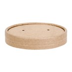 Couvercles en papier pour pots à soupe Fiesta Compostable 118mm FB166 et FB168 (Lot de 500)