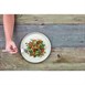 Assiette plate vert printanier Olympia Cavolo 27 cm (Lot de 4)