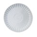 Assiettes plates Olympia Corallite grises 280 mm (lot de 6)