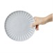 Assiettes plates Olympia Corallite grises 205 mm (lot de 6)