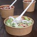 Bols salade kraft ronds Fiesta Compostable 