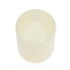 Bougies cylindriques ivoire Bolsius 80mm (lot de 12)