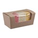 Boîtes à gâteau rectangulaires kraft compostables avec fenêtre Colpac (lot de 500)