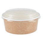 Pots alimentaires kraft recyclables avec couvercles Colpac (lot de 150)