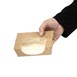 Barquettes à salade kraft recyclables avec fenêtre acétate 825ml (lot de 200)