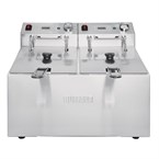 Friteuse double avec minuterie Buffalo - 2x5L 2x2,8kW