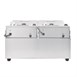 Friteuse double avec minuterie Buffalo - 2x5L 2x2,8kW