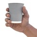 Gobelets paroi ondulée Fiesta Recyclable anthracite 225ml (lot de 500)