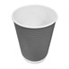Gobelets paroi ondulée Fiesta Recyclable anthracite 225ml (lot de 500)