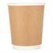 Gobelets double paroi Fiesta Recyclable kraft 225ml (lot de 25)