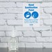 Autocollant Gel hydroalcoolique à votre disposition format A5