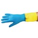 Gants étanches protection chimique légère bleus et jaunes Mapa Alto 405