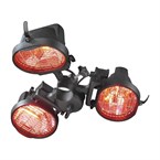 Chauffage de terrasse électrique 1500W Eurom Parasol