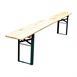 Banc pliant brasserie 220 x 25 cm