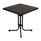 Table de patio démontable Limburg Pizarra 70 x 70 cm