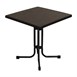 Table de patio démontable Limburg Pizarra 70 x 70 cm